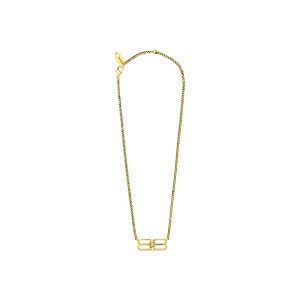 Balenciaga BB Icon Necklace In Gold