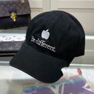Balenciaga Apple Be Different Baseball Cap In Black