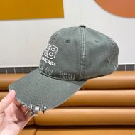 Balenciaga BB Heavy Piercing Cap Cotton In Grey