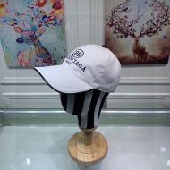 Balenciaga BB Mode Cap In Canvas White