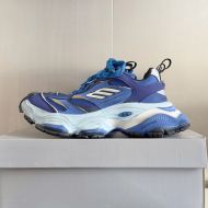 Balenciaga Cargo Sneakers Unisex Microfiber and Mesh Blue