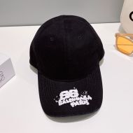 Balenciaga Hand-Drawn BB Icon Cap In Black