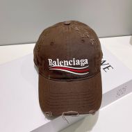 Balenciaga Political Campaign Cap In Coffee